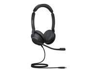 Jabra Evolve2 30 SE UC Stereo - Headset - på øret - kablet - USB-C, USB-A - støjisolerende - UC-certificeret 23189-989-779