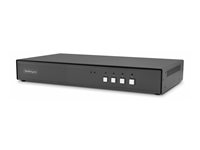 StarTech.com - KVM switch - sikker - 4 x KVM port(s) - 1 lokalbruger - desktop - TAA-kompatibel CK4-PS104C
