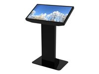 HI-ND - Stativ - for LCD-display / touchscreen - pulverbelagt metal - sort - skærmstørrelse: 32" - gulvstående - for Samsung PM32F-BC GS3215-0101-02