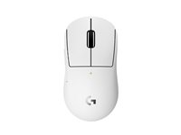 Logitech G PRO X SUPERLIGHT 2C - Mus - 5 knapper - trådløs, kablet - 2.4 GHz, USB - hvid 910-007538