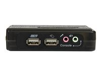 StarTech.com 2 Port USB VGA KVM Switch - Single VGA - Hot-key & Audio Support - 2048x1536 @60Hz KVM Switch - KVM Video Switch (SV211KUSB) - KVM / audio-switch - 2 x KVM / audio - 1 lokalbruger - desktop SV211KUSB