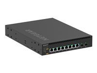 NETGEAR M4350-8M2V - Switch - L3 - Administreret - 8 x 2.5GBase-T (PoE ++) + 2 x 25 Gigabit SFP28 (uplink) - front til ryg-luftstrøm - desktop, monterbar på stativ - PoE++ (551 W) MSM4310-100NES
