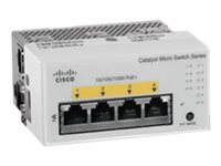 Cisco Catalyst Micro Switches CMICR-4PS - Switch - 4 x 10/100/1000 (4 PoE+) + 2 x SFP - væg-monterbar CMICR-4PS