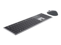 Dell Premier Multi-Device KM7321W - Sæt med mus og tastatur - trådløs - 2.4 GHz, Bluetooth 5.0 - QWERTY - Pan Nordic - titan grå - for Latitude 7320 Detachable; XPS 17 9710 KM7321WGY-NOR