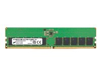 Micron - DDR5 - modul - 16 GB - DIMM 288-PIN - 5600 MHz / PC5-44800 - CL46 - 1.1 V - ikke bufferet - ECC MTC10C1084S1EC56BR