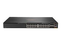 HPE Aruba Networking 6300M 24p 10M/100M/1G 4p SFP56 50G TAA Switch - Switch - Max. Stacking Distance 10 km - L3 - Administreret - 24 x 10/100/1000 + 4 x 1 Gigabit/10 Gigabit/25 Gigabit/50 Gigabit SFP56 (uplink/stacking) - front og side til ryg - monterbar på stativ - TAA-kompatibel S0G01A