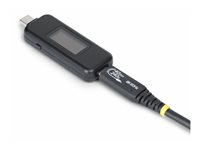 StarTech.com USB-C Power Tester, Bi-Directional Digital Voltage/Current - USB-C strømtester - digital multimeter, bi-retning - sort USBC-PWRTESTER