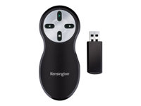 Kensington Wireless Presenter - Fjernbetjening til præsentation - 4 knapper - RF K33373EU