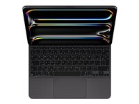 Apple Magic Keyboard - Tastatur og folio-kasse - med trackpad - bagbelyst - Apple Smart connector - QWERTY - arabisk/engelsk - sort MWR53AB/A