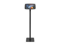 Compulocks - Stand kit - eksponeret front/bagsidekamera og sensorer - for tablet - låsbar - højglansaluminium - sort - gulvstående, fritstående - for Apple 10.2-inch iPad Wi-Fi, Wi-Fi + Cellular, Wi-Fi Personalized 150B102IPDSB