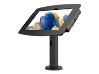 Compulocks Galaxy Tab A7 Lite 8.7â€ Space Enclosure Tilting Stand 8" - Monteringssæt (stativ, indelukke) - tilting kiosk - for tablet - låsbar - højglansaluminium - sort - skærmstørrelse: 8.7" - monteringsgrænseflade: 100 x 100 mm - skrivebordsmonterbar, fritstående - for Samsung Galaxy Tab A7 Lite TCDP01870GA7SB