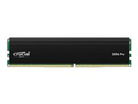 Crucial Pro - DDR4 - modul - 32 GB - DIMM 288-PIN lav profil - 3200 MHz / PC4-25600 - CL22 - 1.2 V - ikke bufferet - ikke-ECC - sort satin CP32G4DFRA32A