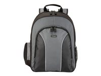 Targus Essential - Rygsæk til notebook - 15.4" - 16" - sort, grå TSB023EU