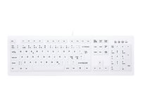 Active Key MedicalKey AK-C8100 - Tastatur - USB - Nordisk - hvid AK-C8100F-U1-W/NOR