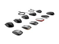 HP Travel - Mus - optisk - 3 knapper - kablet - USB G1K28AA#ABB