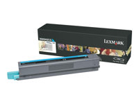 Lexmark - Højtydende - cyan - original - tonerpatron - for Lexmark X925de, X925de 4, X925dte X925H2CG
