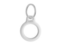 Belkin - Sikker holder for anti-tab Bluetooth-mærke - hvid - for Apple AirTag F8W973BTWHT