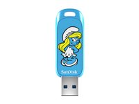 SanDisk Smurfs - Smurfette Edition USB flashdrive - 256 GB - USB 3.2 Gen 1 SDCZIS-256G-G46