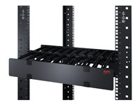 APC Cable Management - Administrationspanel til stativkabler med dække - sort - 3U - TAA-kompatibel - for P/N: SMTL1000RMI2UC, SMX1000C, SMX1500RM2UC, SMX1500RM2UCNC, SMX750C, SMX750CNC AR8605