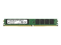 Micron - DDR4 - modul - 32 GB - DIMM 288-PIN meget lav profil - 3200 MHz / PC4-25600 - CL22 - 1.2 V - ikke bufferet - ECC MTA18ADF4G72AZ-3G2F1R
