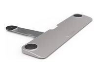 Compulocks Blade Universal Lock Slot Adapter with Keyed Cable Lock - Sikkerhedspakke for system - sølv BLD01KL