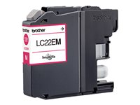 Brother LC22EM - Super High Yield - magenta - original - blækpatron - for Brother MFC-J5920DW LC22EM