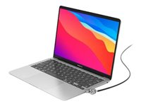 Compulocks MacBook Air 2019-2022 Lock Adapter With Keyed Lock - Sikkerhedskabelslås - sølv - for MacBook Air 13,3" MBALDG03KL