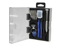 StarTech.com Cell Phone Repair Kit - with Case - Multipurpose - Computer Tool Kit - Electronics Kit - PC Tool Kit (CTKRPR) - Mobiltelefonreparationssæt - 23 stykker - i etui CTKRPR