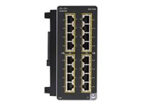 Cisco Catalyst - Ekspansionsmodul - Gigabit Ethernet (PoE+) x 16 IEM-3300-16P=
