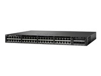 Cisco Catalyst 3650-48FD-L - Switch - Administreret - 48 x 10/100/1000 (PoE+) + 2 x 10 Gigabit SFP+ - desktop, monterbar på stativ - PoE+ (775 W) WS-C3650-48FD-L