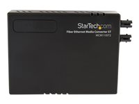 StarTech.com 10/100 MM Fiber Copper Fast Ethernet Media Converter ST 2 km - Fibermedieomformer - 100Mb LAN - 10Base-T, 100Base-FX, 100Base-TX - RJ-45 / ST multimodus - op til 2 km - 1310 nm MCM110ST2EU