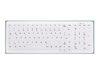 Active Key MedicalKey AK-C7000 - Tastaturdække - udskiftelig membran, USA-layout - hvid - for CompactKey AK-440; IndustrialKey AK-4100, AK-4400-G AK-C7000-W/US