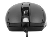 Targus Full-Size - Mus - antimikrobiel - optisk - kablet - USB - sort AMU81AMGL