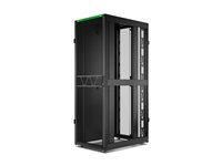 APC NetShelter SX Gen 2 - Rack kabinet - 2124 H x 750W x 1070D mm, med Sides - gulvstående - sort - 42U - 19" - TAA-kompatibel AR3155B2