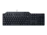 Dell KB-522 Wired Business Multimedia - Kit - tastatur - USB - AZERTY - fransk - sort KB522-BK-FR