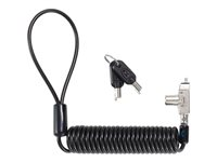 Kensington Slim N17 2.0 Portable Keyed Laptop Lock for Wedge Shaped Slots - Sikkerhedskabelslås - 1.83 m K60511WW
