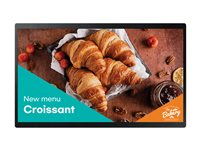Samsung QB24C - 24" Diagonal klasse (23.8" til at se) - QBC Series LED-bagbelyst LCD paneldisplay - digital skiltning - Tizen OS - 1080p 1920 x 1080 LH24QBCEBGCXEN