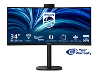 Philips 34B2U3600CH - 3000 Series - LED-skærm - kurvet - 34" - HDR 34B2U3600CH/00