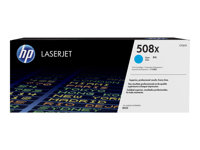 HP 508X - Højtydende - cyan - original - LaserJet - tonerpatron (CF361X) - for Color LaserJet Enterprise MFP M577; LaserJet Enterprise Flow MFP M577 CF361X