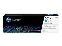 HP 201X - Højtydende - cyan - original - LaserJet - tonerpatron (CF401X) - for Color LaserJet Pro M252dn, M252dw, M252n, MFP M277c6, MFP M277dw, MFP M277n CF401X