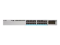 Cisco Catalyst 9300L - Network Essentials - switch - L3 - 24 x 10/100/1000 + 4 x 10 Gigabit SFP+ (uplink) - monterbar på stativ C9300L-24T-4X-E