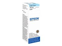 Epson T6735 - 70 ml - lys cyan - original - blækrefill - for Epson L1800, L800, L805, L810, L850; EcoTank L1800 C13T67354A