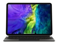Apple Magic Keyboard - Tastatur og folio-kasse - med trackpad - bagbelyst - Apple Smart connector - QWERTY - islandsk - for Apple 10.9-inch iPad Air (4th generation, 5th generation); 11-inch iPad Air M2 Wi-Fi, M2 Wi-Fi + Cellular, M3 Wi-Fi, M3 Wi-Fi + Cellular; 11-inch iPad Pro (1st generation, 2nd generation, 3rd generation, 4th generation) MXQT2IS/A
