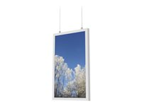 HI-ND - Monteringssæt (etui) - for LCD display - portræt - hvid - skærmstørrelse: 75" - loftsmonterbar - for Samsung QM75B CC7515-6101-01