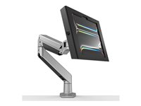Compulocks iPad Pro M4 11" (2024), Apex Enclosure Reach Articulating Arm - Monteringssæt (indelukke, drejelig arm) - for tablet - låsbar - højglansaluminium - sort, sølv - skærmstørrelse: 11" - skrivebordsmonterbar - for Apple 11-inch iPad Pro M4 Wi-Fi, M4 Wi-Fi + Cellular 660REACH11PAPX4B