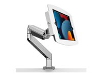 Compulocks iPad 10.2" Space Enclosure Articulating Arm Mount - Monteringssæt (drejelig arm, indelukke) - justerbar arm - for tablet - låsbar - højglansaluminium - hvid - skærmstørrelse: 10.2" - for Apple 10.2-inch iPad (7. generation, 8. generation, 9. generation) 660REACH102IPDSW