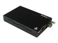 StarTech.com Singlemode (SM) LC Fiber Media Converter for 1Gbe Network - 20km - Gigabit Ethernet - 1310nm - with SFP Transceiver (ET91000SM20) - Fibermedieomformer - 1GbE - 1000Base-LX, 1000Base-T - RJ-45 / LC enkelttilstand - op til 20 km - 1310 nm - for P/N: SVA12M2NEUA, SVA12M5NA ET91000SM20