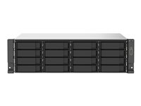 QNAP TS-1673AU-RP - NAS-server - 16 bays - rackversion - SATA 6Gb/s - RAID 0, 1, 5, 6, 10, JBOD, 5 hot spare, 6 hot spare, 10 hot reserve - RAM 16 GB - Gigabit Ethernet / 2.5 Gigabit Ethernet - iSCSI support - 3U TS-1673AU-RP-16G