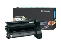 Lexmark - Gul - original - tonerpatron LCCP, LRP - for Lexmark C780dn, C780dtn, C780n, C782dn, C782dtn, C782n, X782e C780A1YG