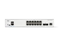 Cisco Catalyst 1300-12XT-2X - Switch - L3 - smart - 12 x 10GBase-T + 2 x 10 Gigabit SFP+ - monterbar på stativ C1300-12XT-2X
